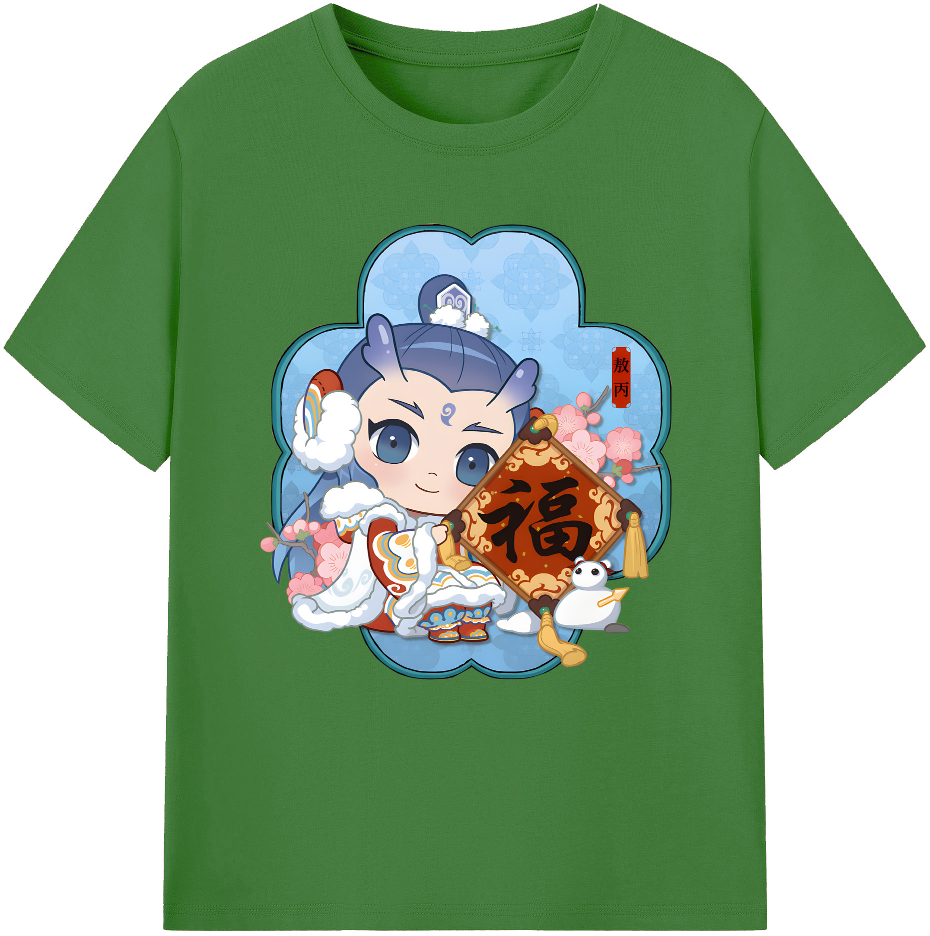 （画像用） Ne Zha 2 ナタ 魔童の大暴れ レディースカジュアルプリントTシャツ（綿100％）
